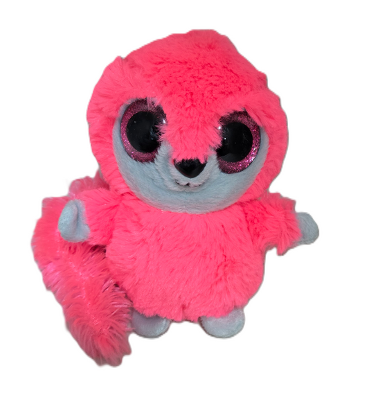 Pink Raccoon Plush