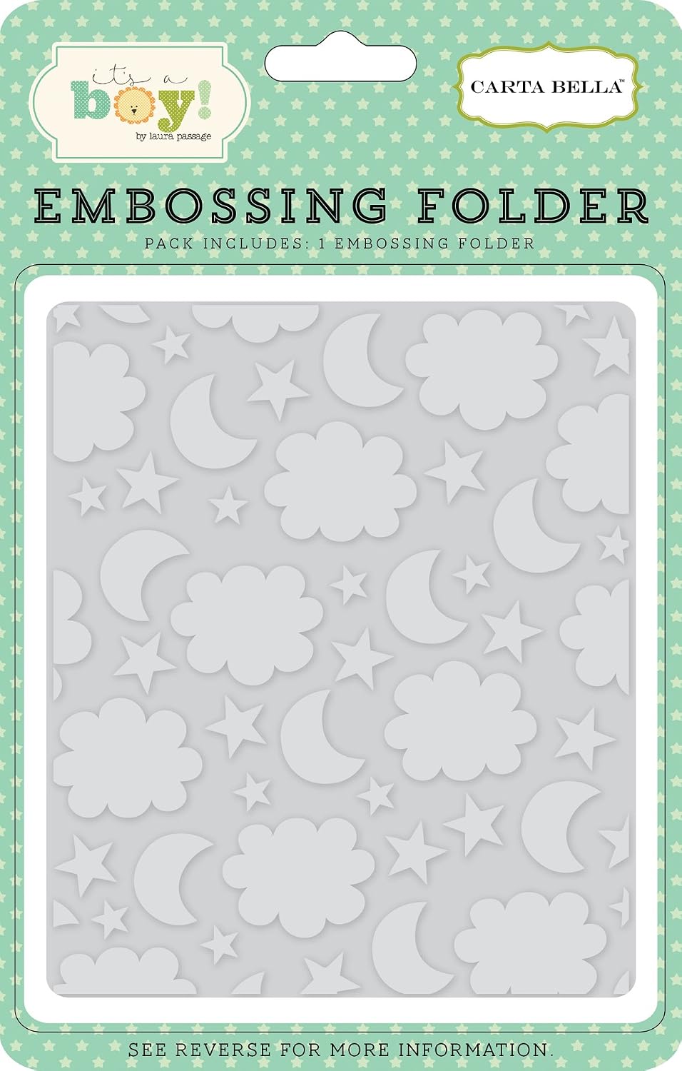 Echo Park Its a Boy Night Sky Embossing Folder