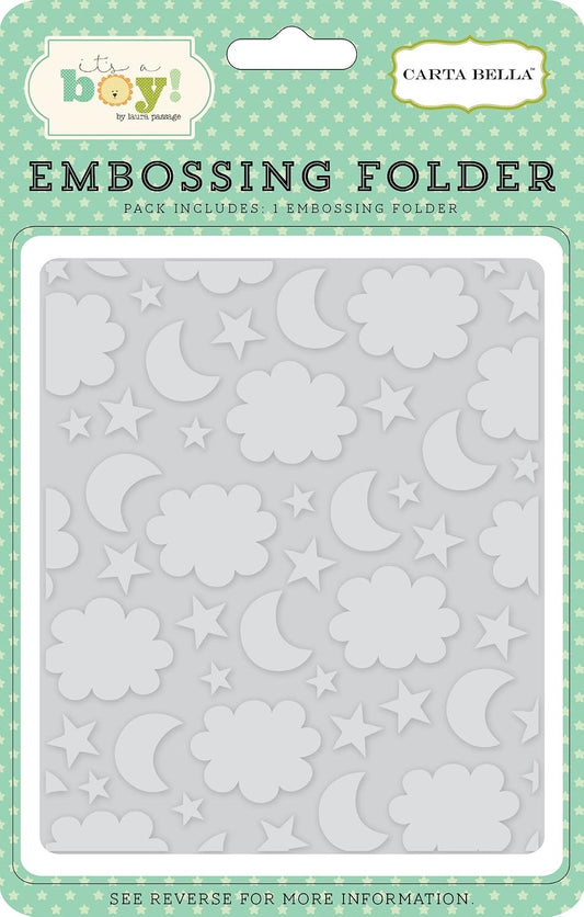 Echo Park Its a Boy Night Sky Embossing Folder