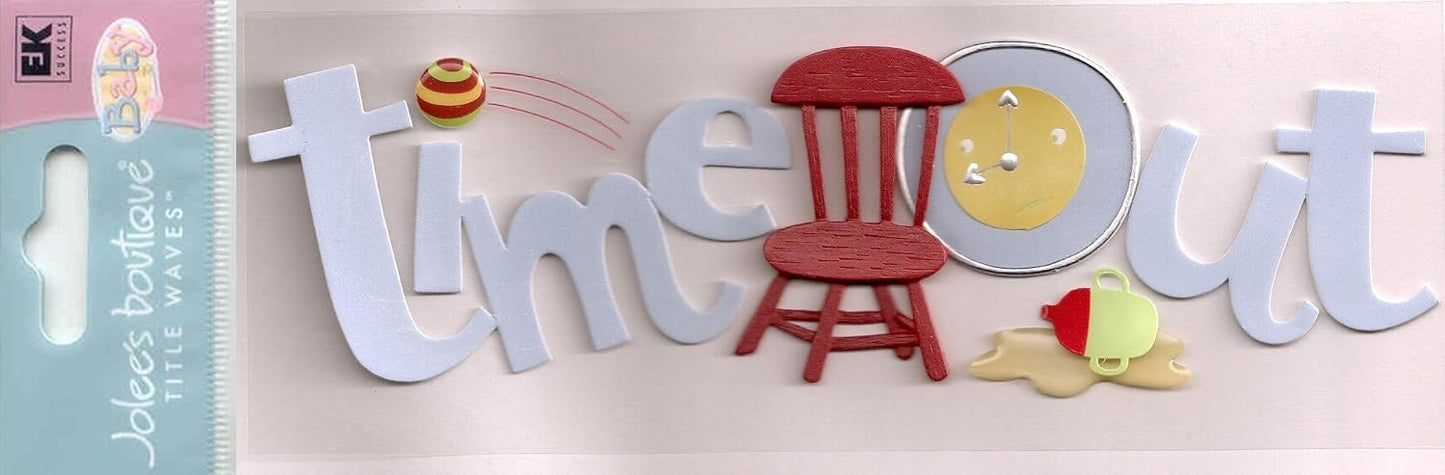 Jolees Title Wave Time Out Stickers