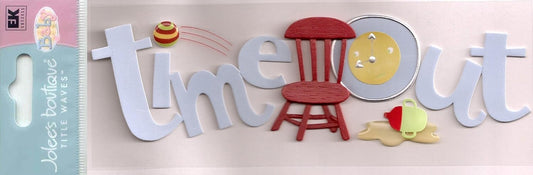 Jolees Title Wave Time Out Stickers
