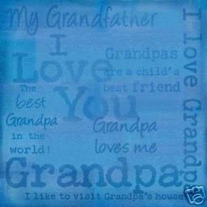 Karen Foster I Love Grandpa Scrapbook Paper