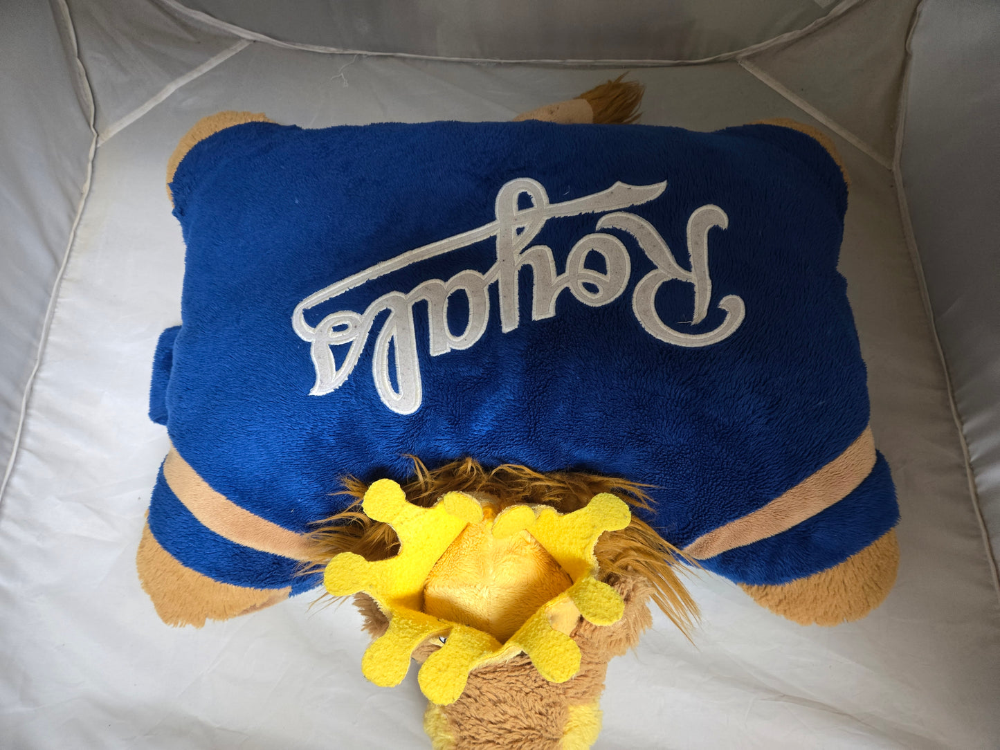 Kansas City Royals Mascot Slugger Lion Pillow Pet Pal - USED