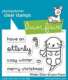 Lawn Fawn Winter Otter Clear Stamp