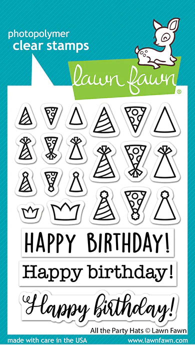 Lawn Fawn all the Party Hats Stamps