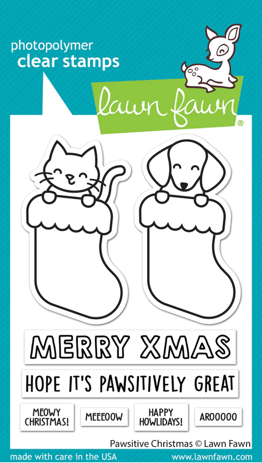 Lawn Fawn Pawsitive Christmas Stamps