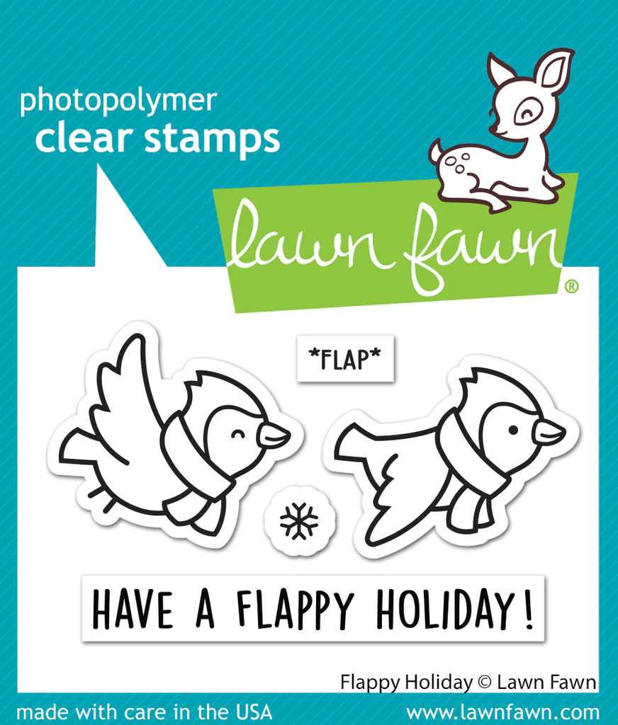 Lawn Fawn Flappy Holiday Stamps