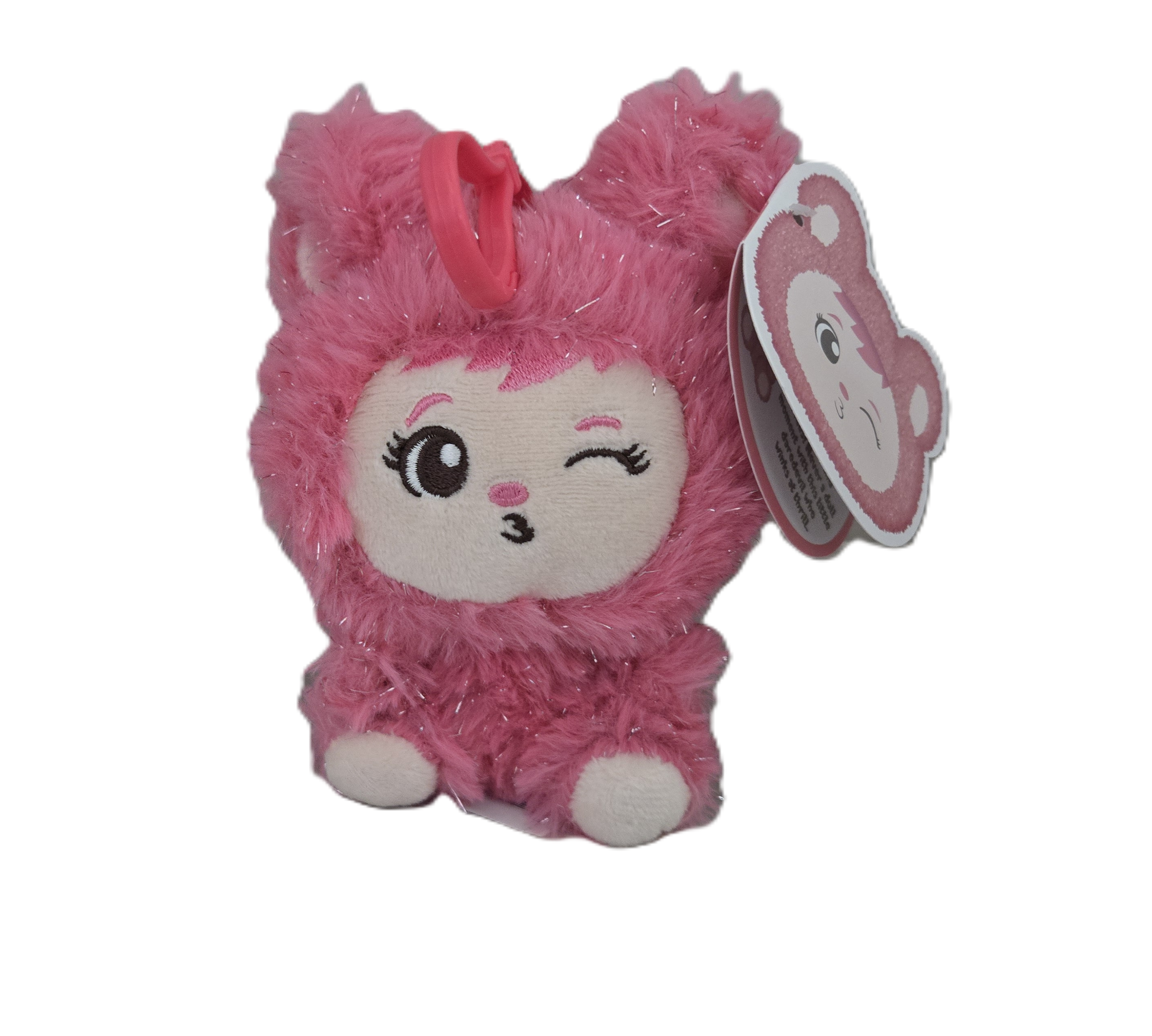 Bright Pink LaBabies Sparkle Plush Bear Clip – Country Croppers