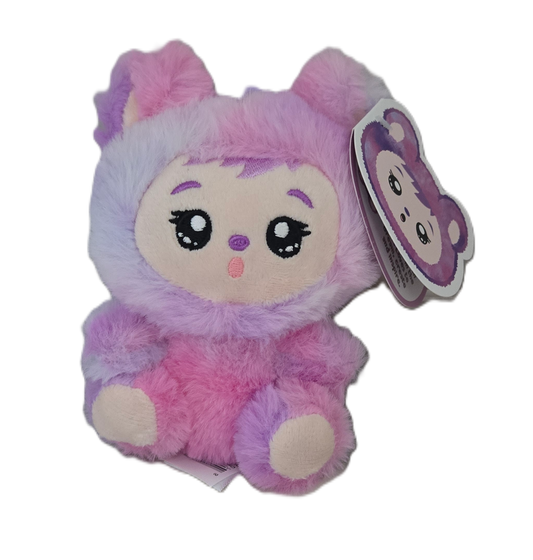 Tye Dye Pink Lababies Plush ClipOn
