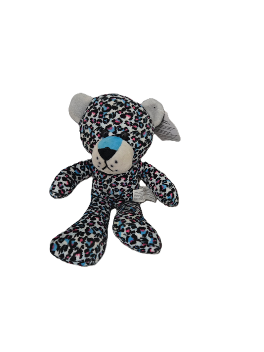 Leopard Print Plush Teddy Bear