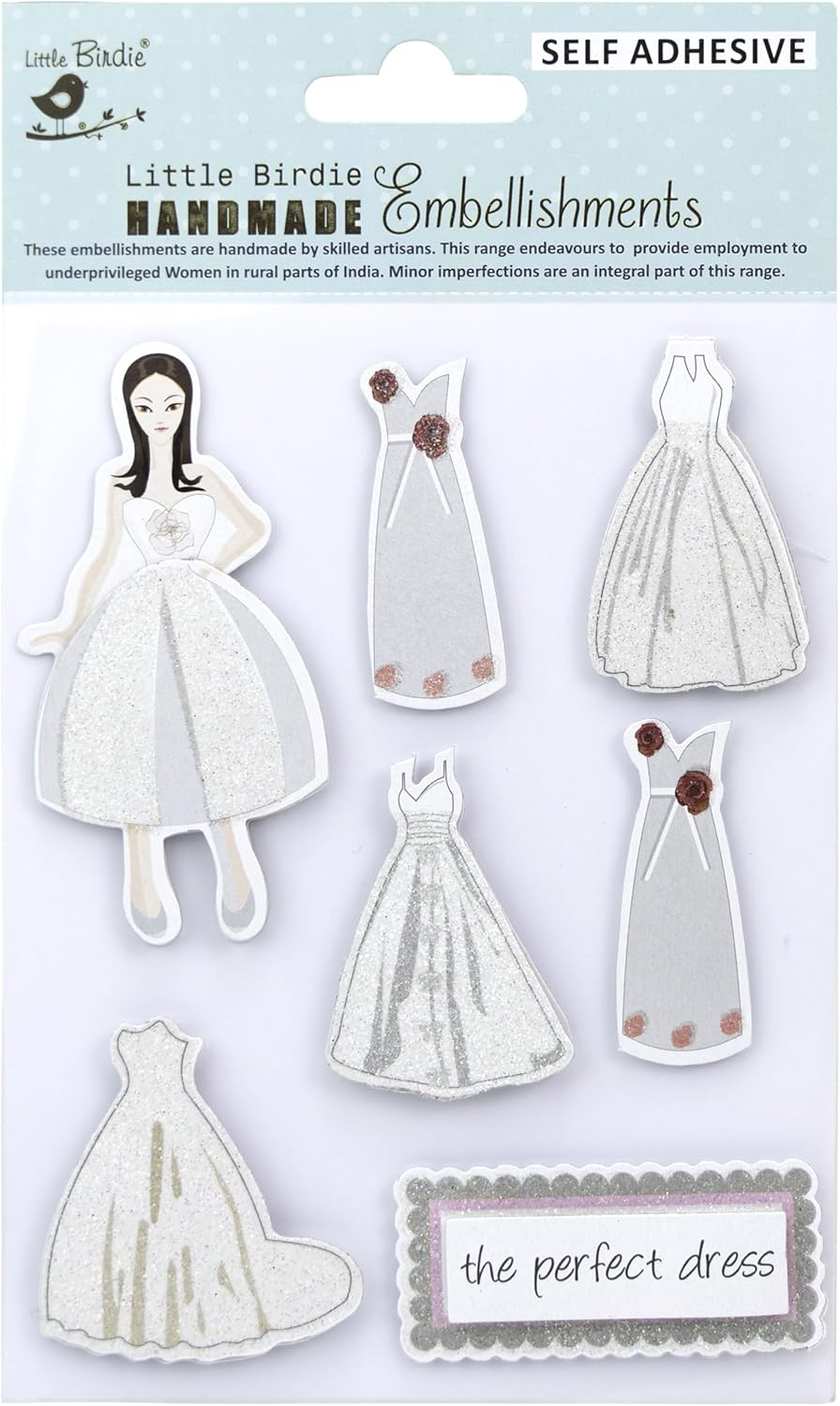 Little Birdie Happy Bride 3d Stickers