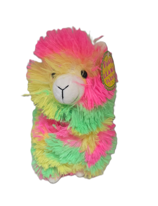 Pinata Llama Plush Neon Stripe