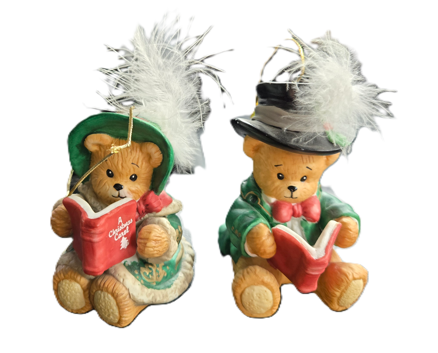 Lucy and Me Chapeau Noelle Bear Figurine Set