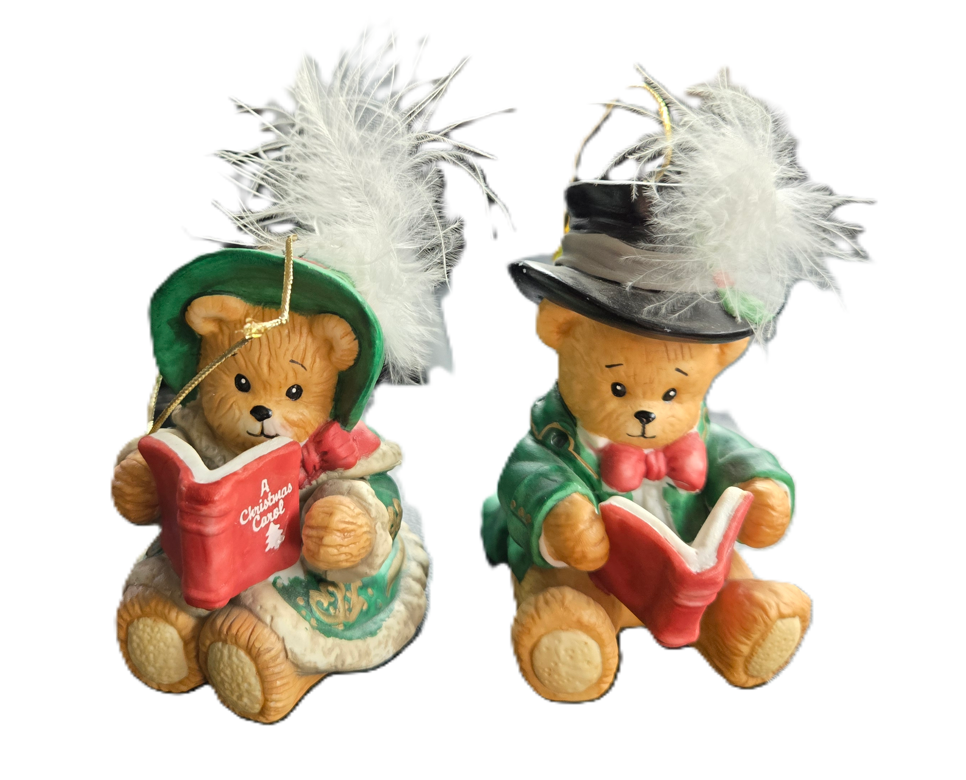 Lucy and Me Chapeau Noelle Bear Figurine Set