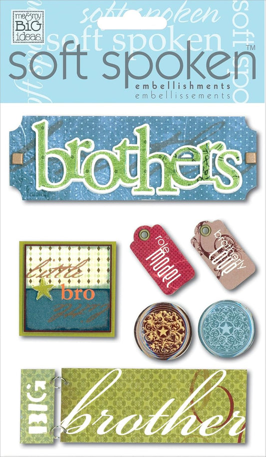 MAMBI Soft Spoken Brothers 3d Stickers