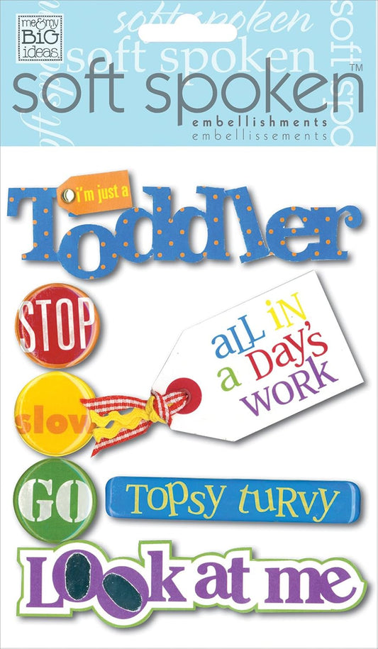 MAMBI Soft Spoken Toddler Stickers