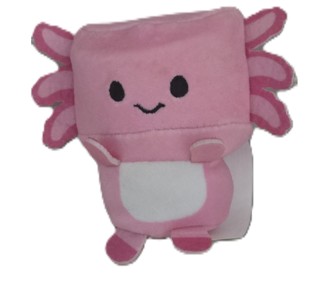 Mallo Mallo Pink Axolotl Mini Collectible Plush Stuffed Animal Toy