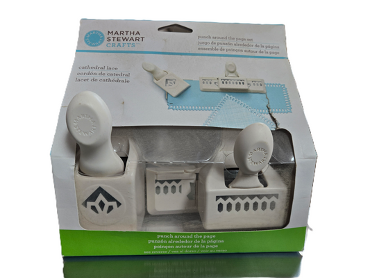 Martha Stewart Cathedral Lace Punch Around the Page Punch Set