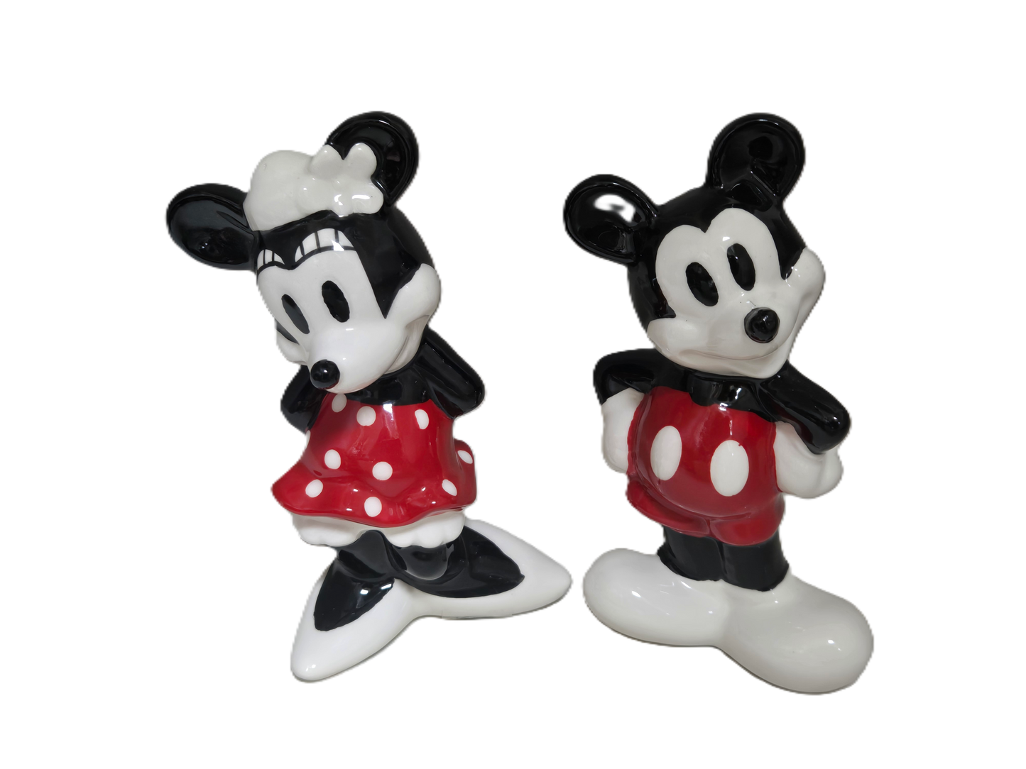 Mickey and Minnie Mouse Salt and Pepper Shakers