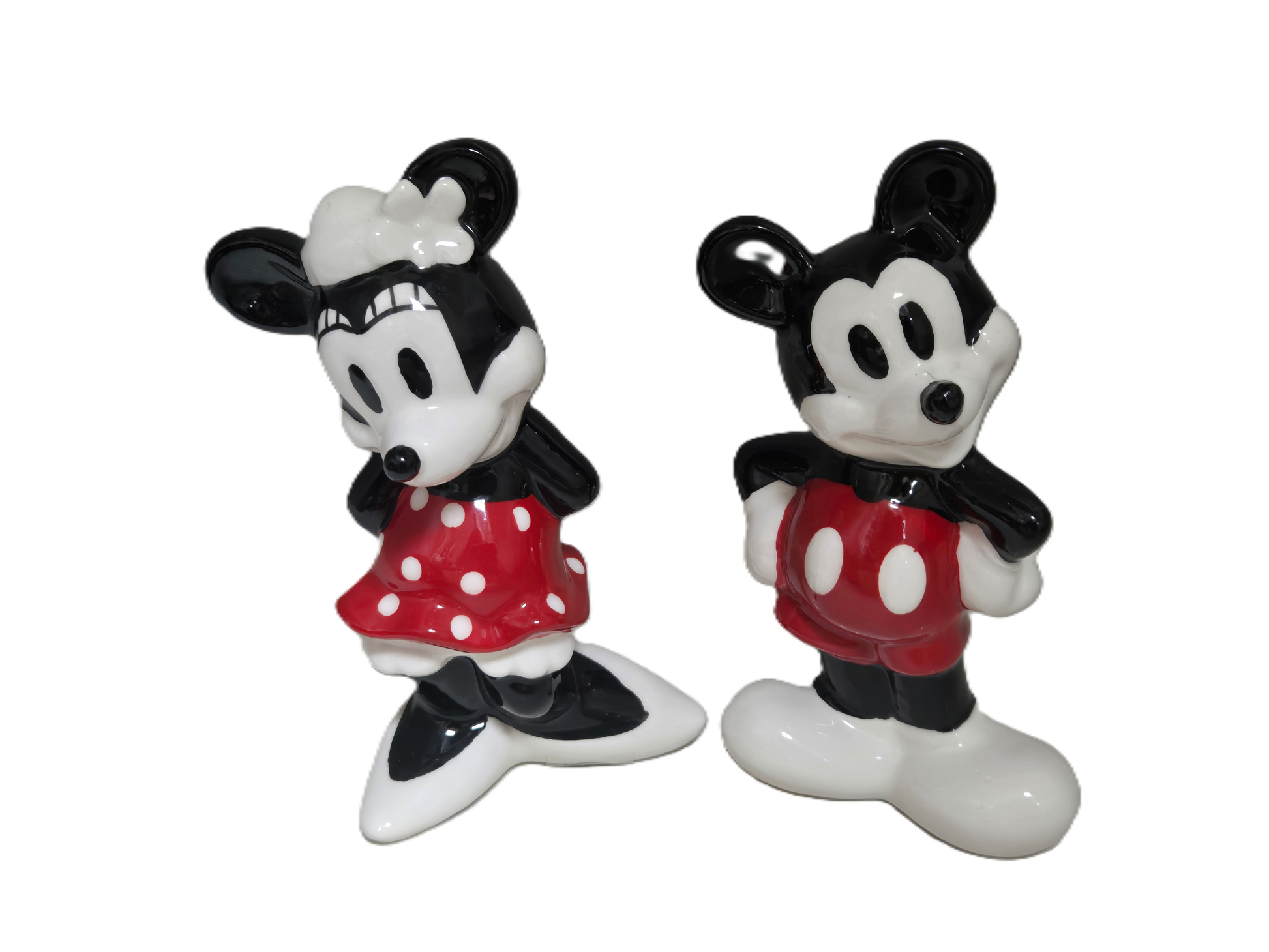 Mickey and Minnie Mouse Salt and Pepper Shakers