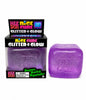 Needoh Glitter Glow Cube Purple