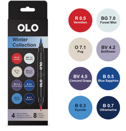OLO Alcohol Markers Winter Collection