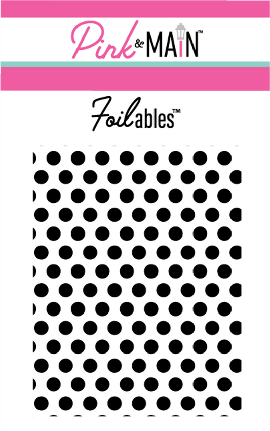 Medium Dots Foilables Sheets Minc Machine