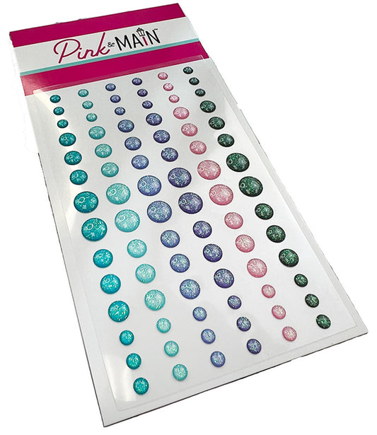 Snow Day Glitter Enamel Dots by Pink and Main