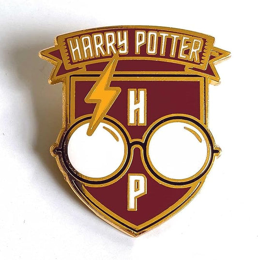 Harry Potter Glasses & Lightning Enamel Pin