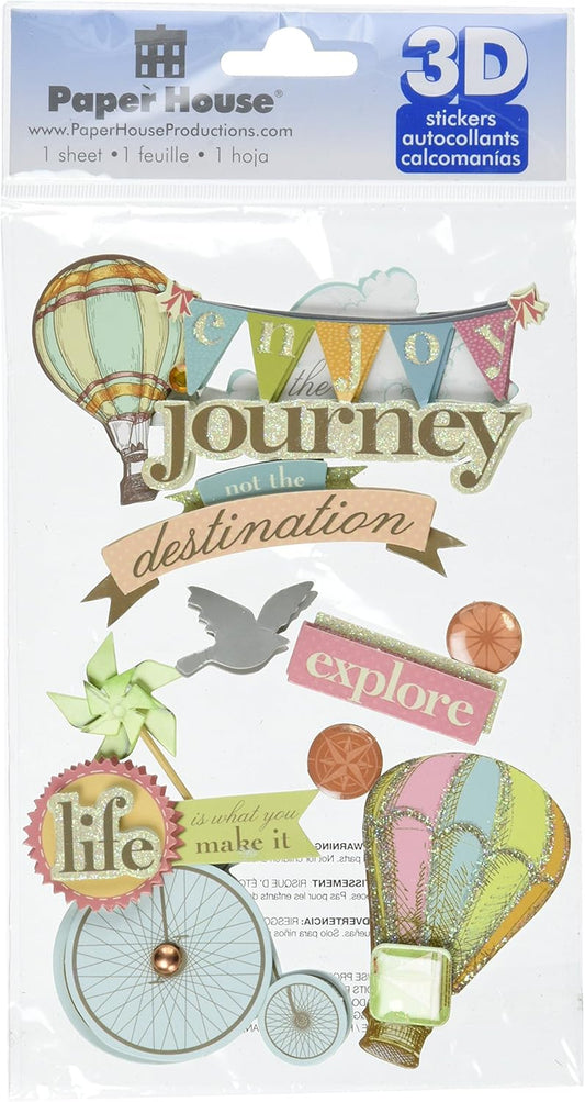 Paper House Enjoy the Journey Stickers