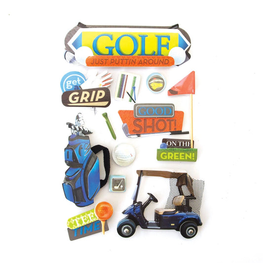 Golf Stickers by Paper House