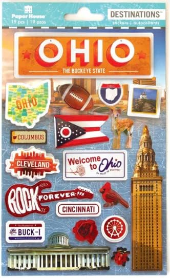 Paper House Ohio 3d Stickers