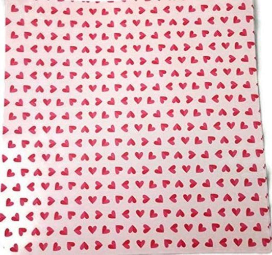 Pink/Red Hearts Valentine 12x12 Paper - 4 Sheets