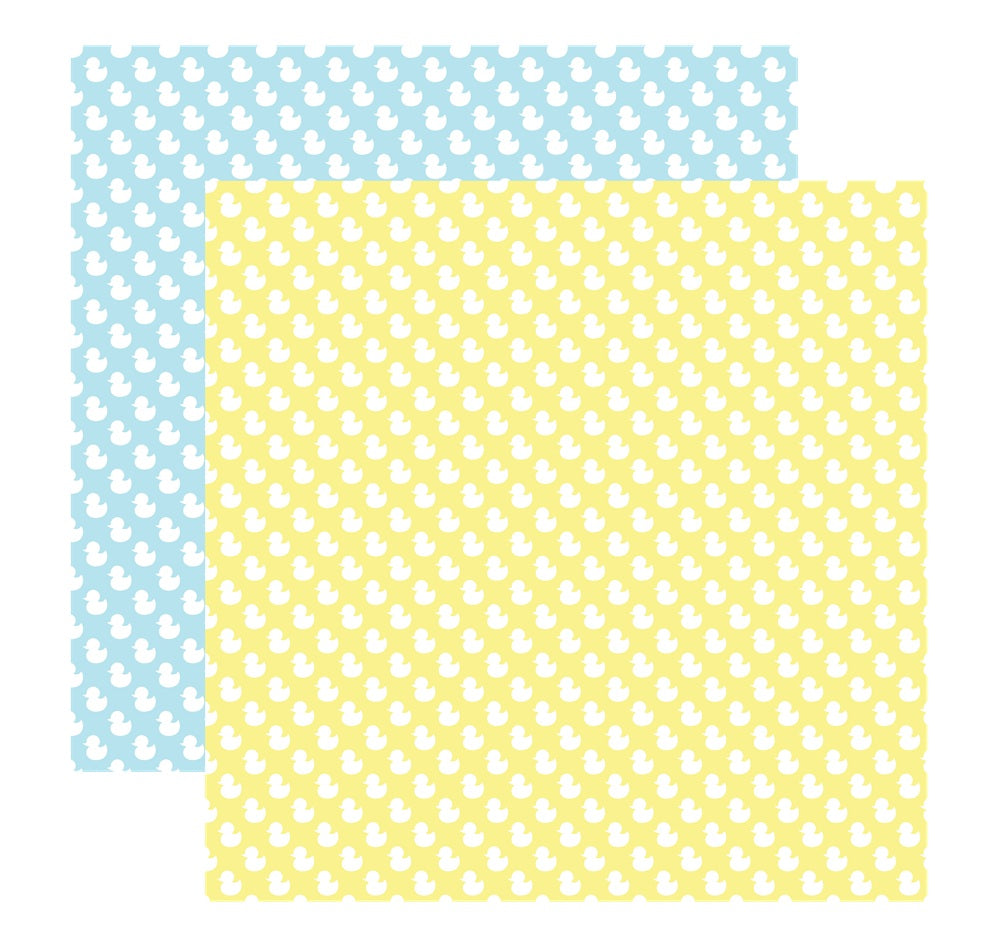 Mini Ducks - Rubber Duck 12x12 Scrapbook Paper