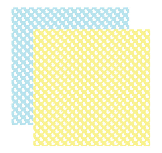 Mini Ducks - Rubber Duck 12x12 Scrapbook Paper