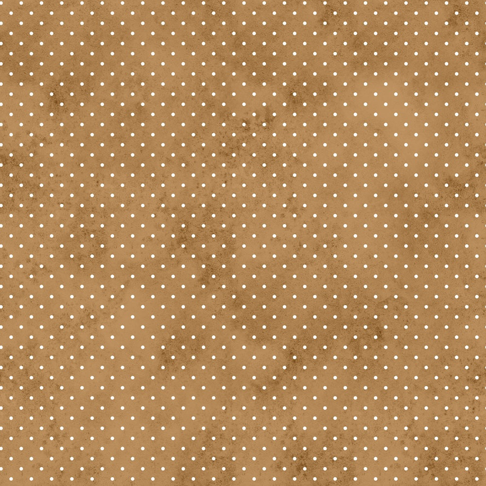 Brown 1 Vintage Dot Double Sided - 12x12 Scrapbook Paper