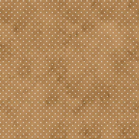 Brown 1 Vintage Dot Double Sided - 12x12 Scrapbook Paper