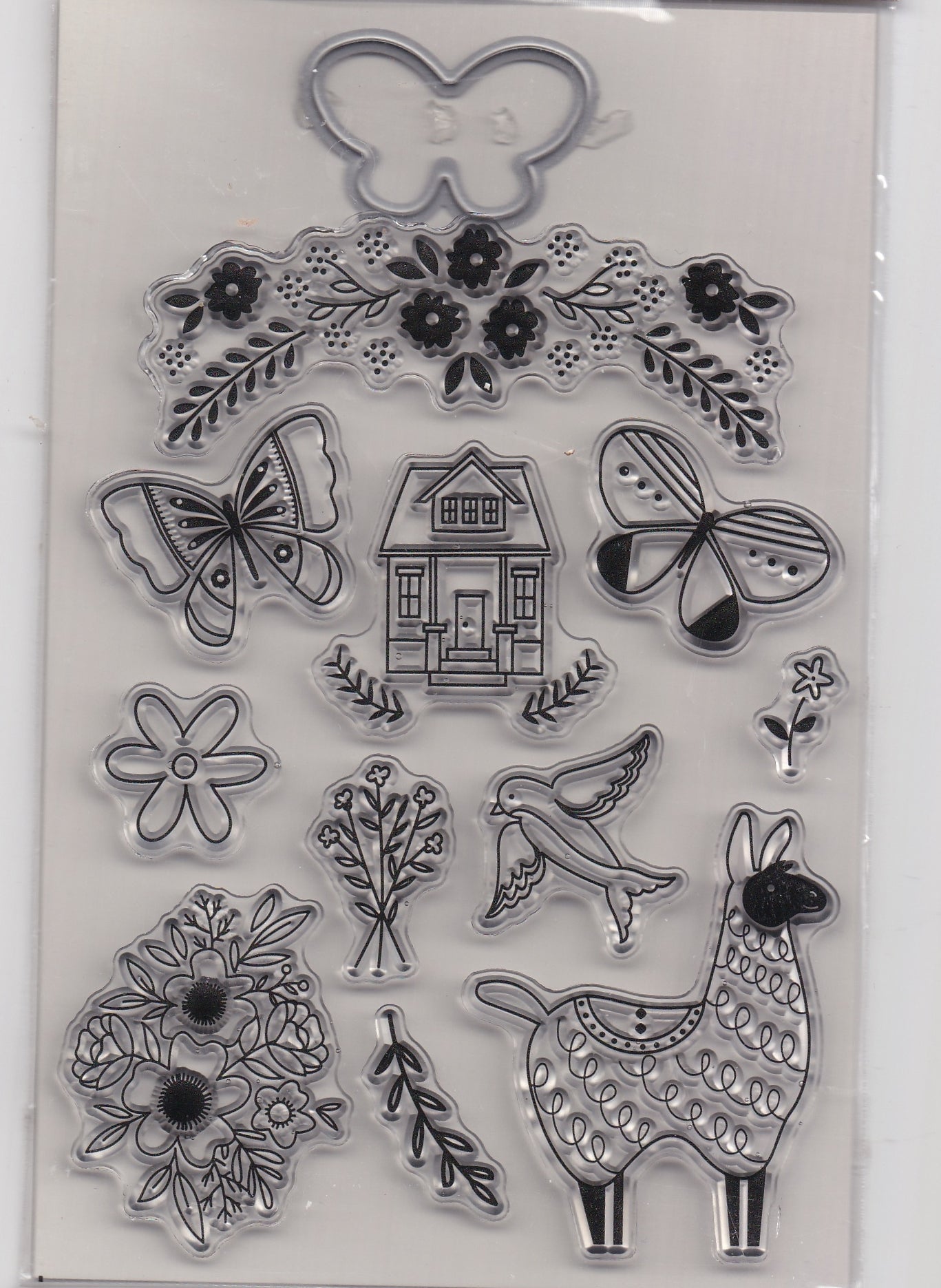 Butterfly Stamps and Die Set