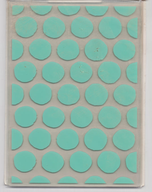 Brush Dots Embossing Folder