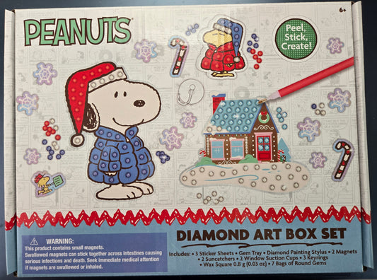 Peanuts Snoopy Christmas Diamond Art Kit