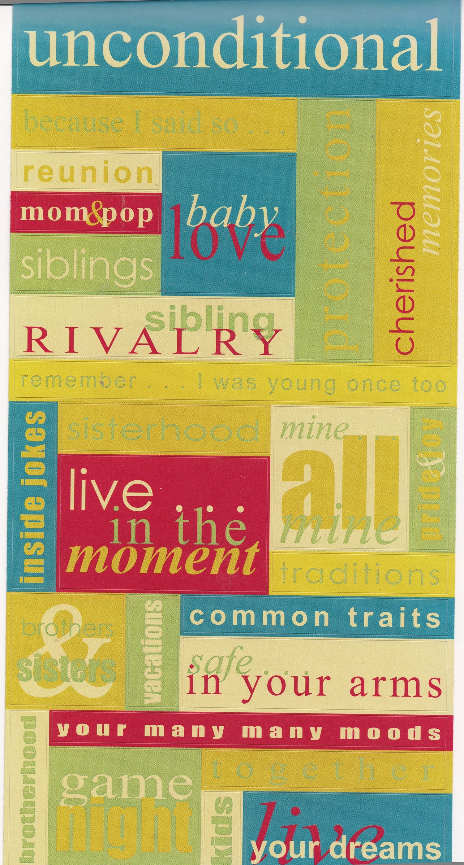 Pebbles Inc Family Moments Stickers