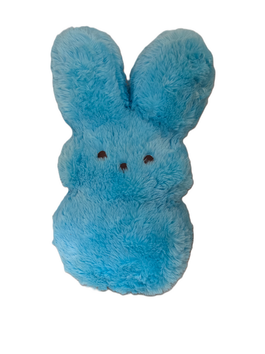Fuzzy Blue Peeps Plush Bunny