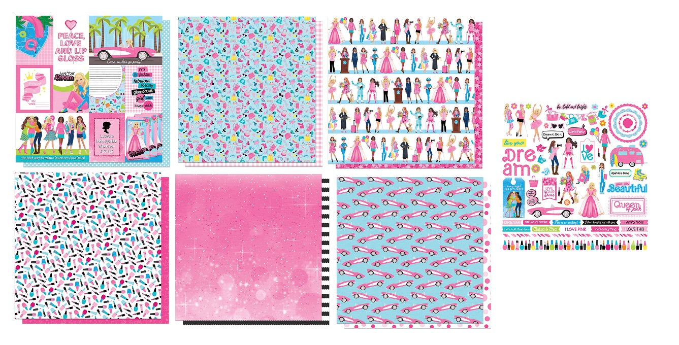 Photo Play Fashion Dreams Scrapbook Papers and Stickers Set