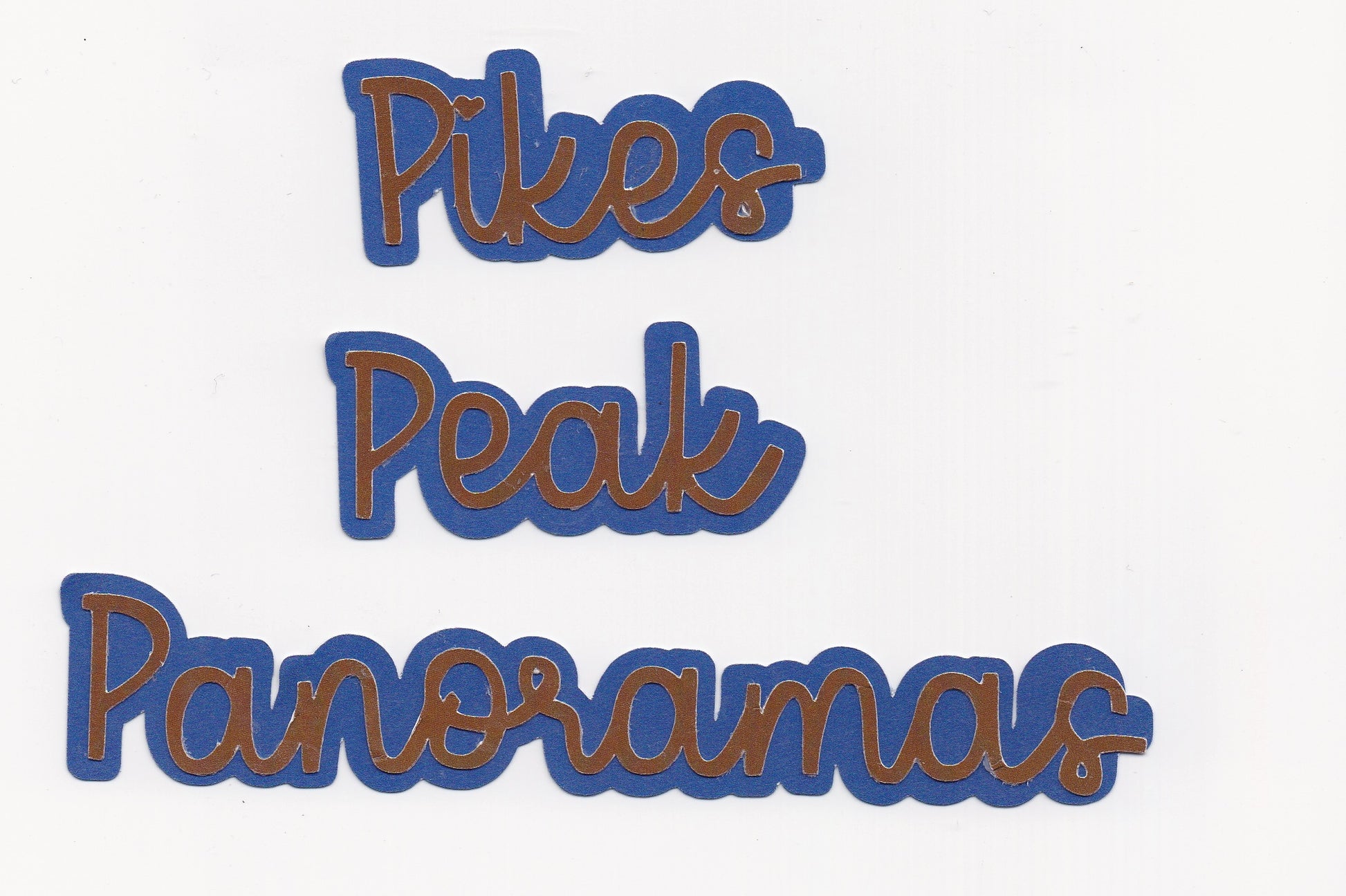 Pikes Peak Panoramas Paper Piecing