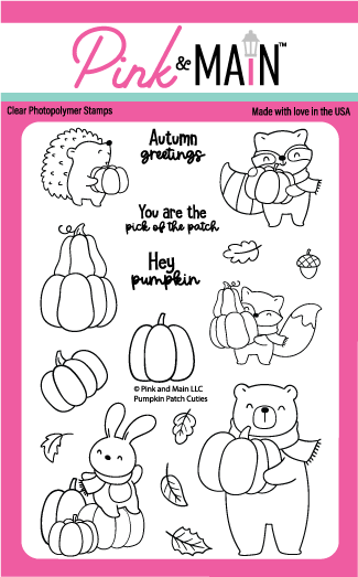 Pink and Main Pumpkin Patch Cuties Stamp Set