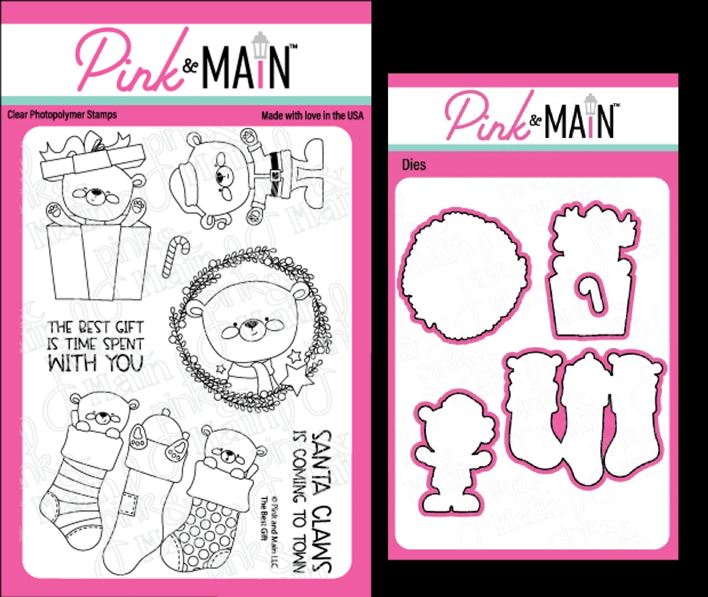Pink and Main The Best Gift Stamps and Dies Set
