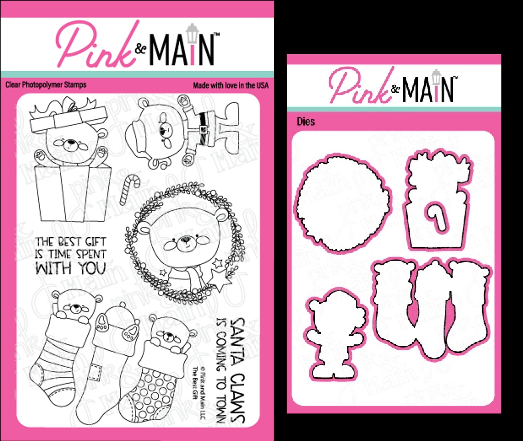 Pink and Main The Best Gift Stamps and Dies Set