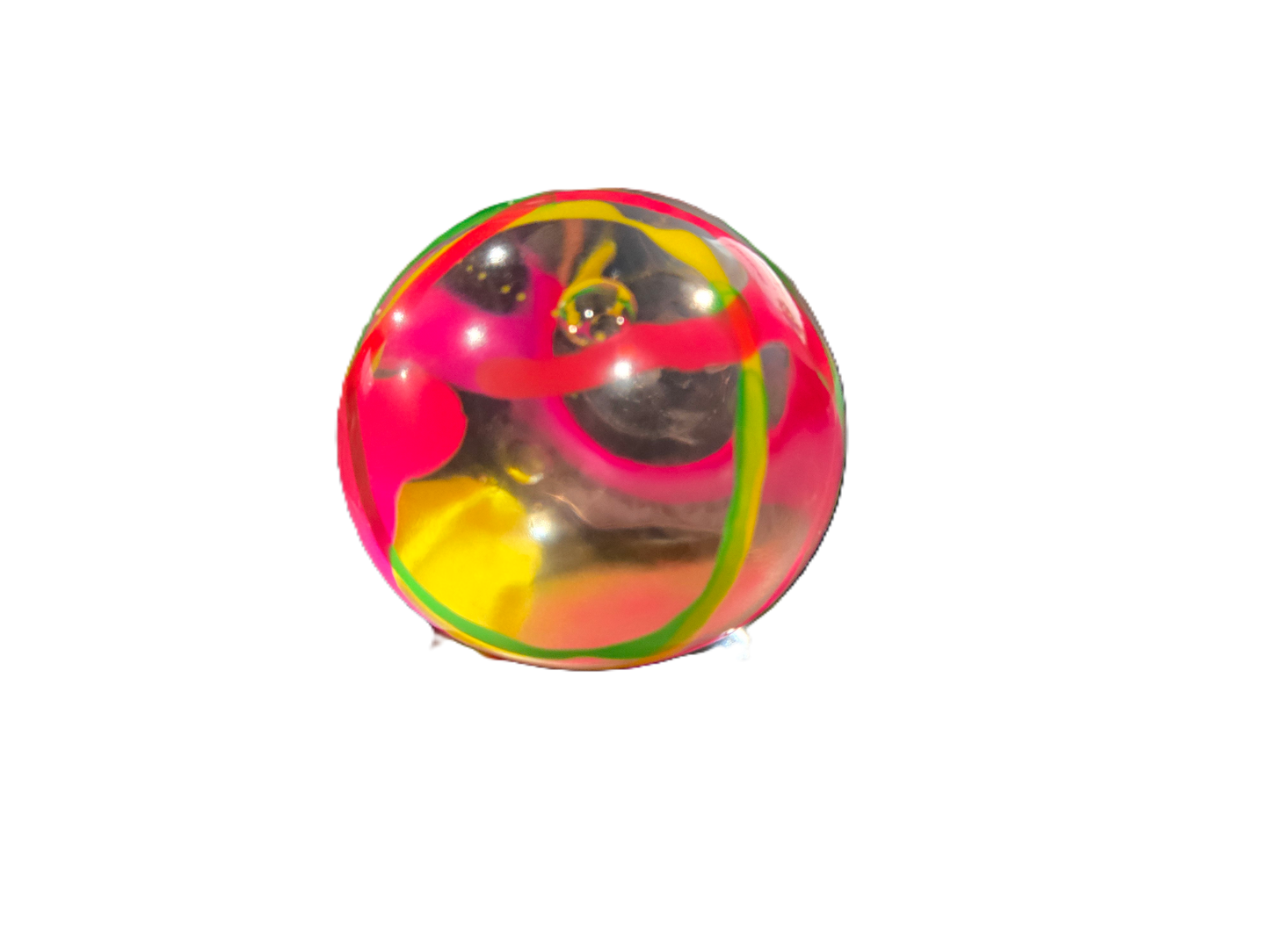Pink Green Yellow Squishy Ball 