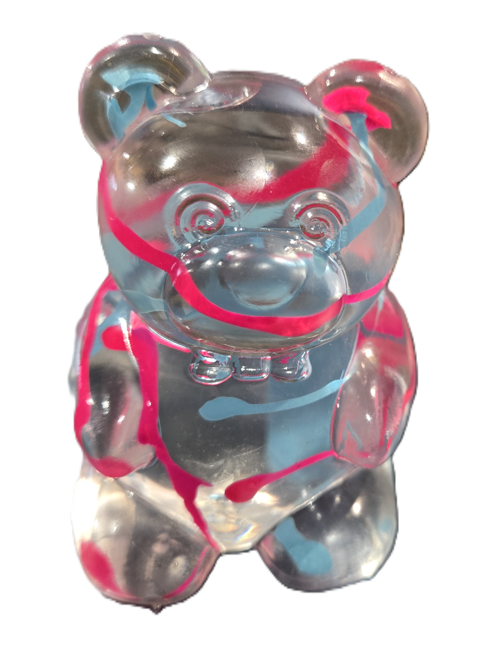 Gummy Bear Squishy Swirl Pink Blue