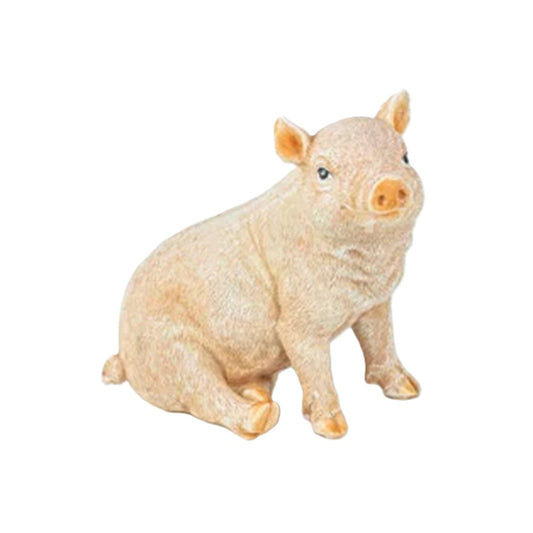 Prairie Piggie Sitting Figurine